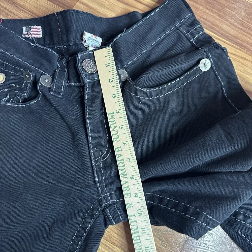 Vintage Y2K True Religion Ricky Super T Jeans Mens 32x32 Black Made in USA
